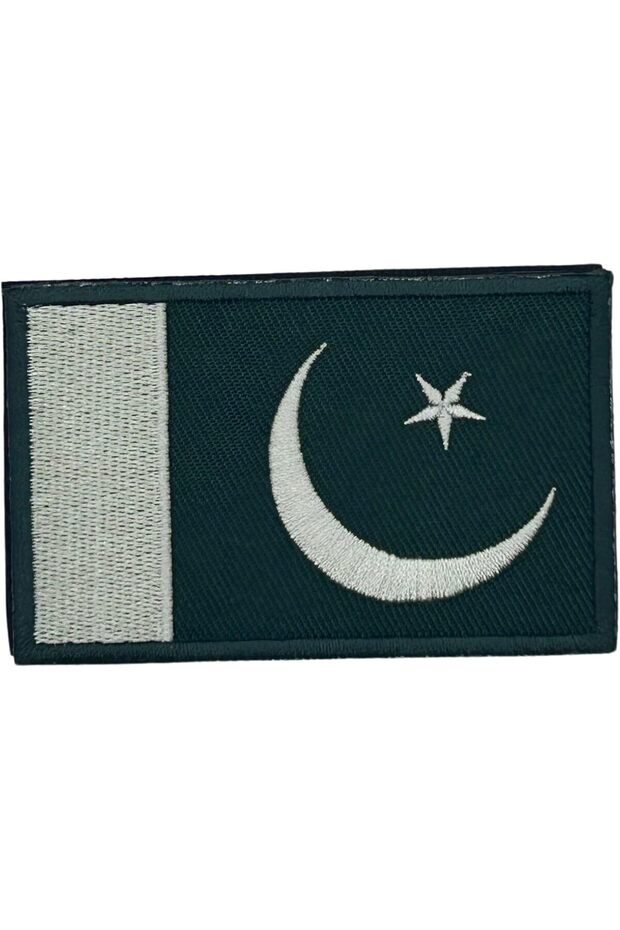 Velcro Patch – Embroidery Flag Patches, Hook Tactical/Military Flags, for bag/pack/vest, gadgets combat (Pakistan)