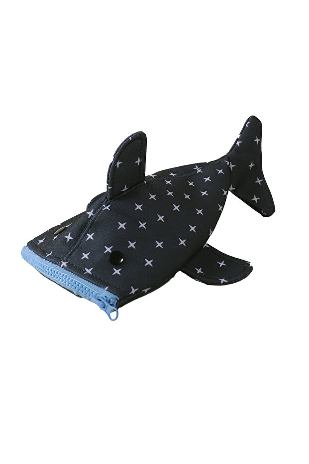 A Creative Simulation Shark Pencil Case, Large Capacity Pencil Bag, Cute Desktop Storage Bag, Fun B.