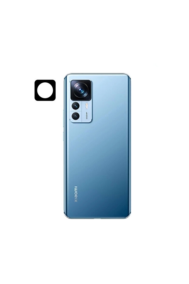 Mi 12t Pro Compatible Camera Lens Protector 3D Glass T26400 - Black