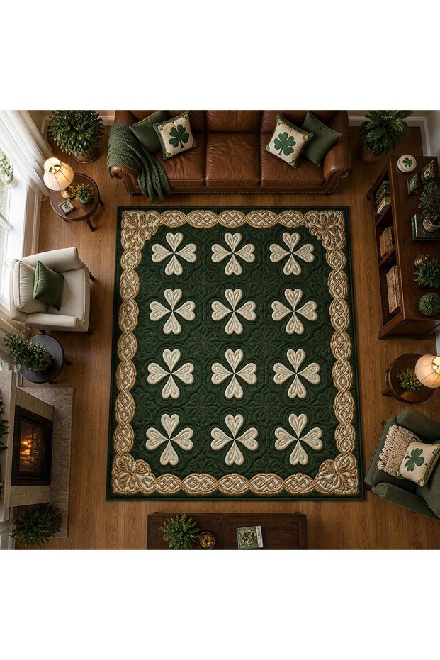 Sdt Traditional Theme Patterned Modern Woven Base Decorative Carpet Sdt1419