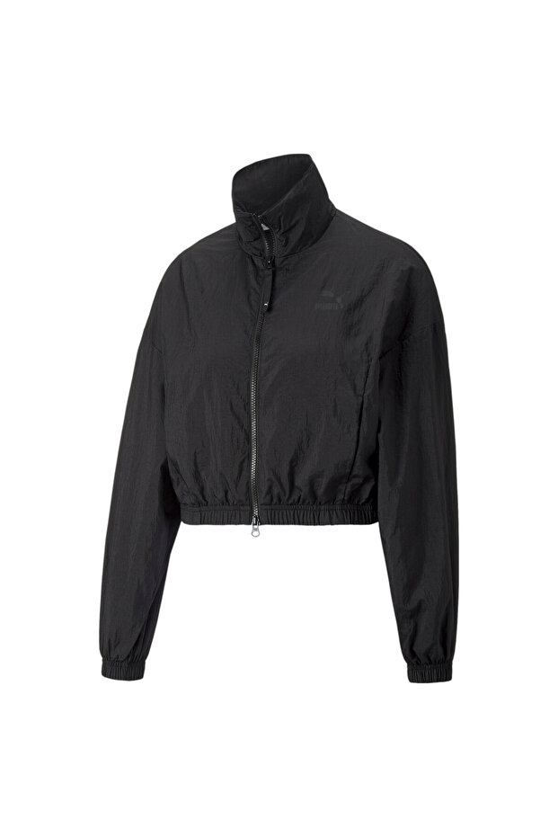Women Dare To Woven Track Jacket - Black
