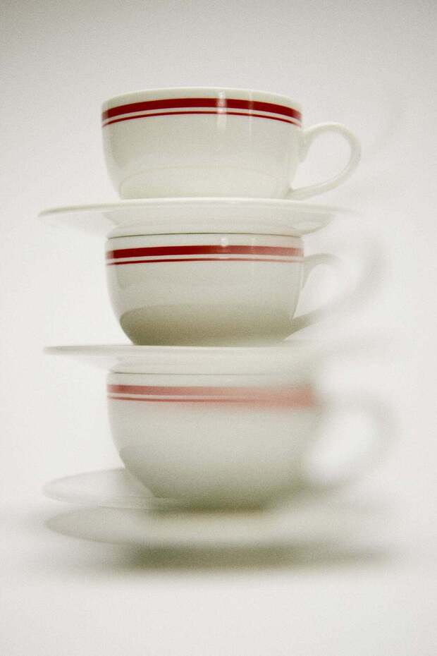 2-pack cappuccino cup and saucer