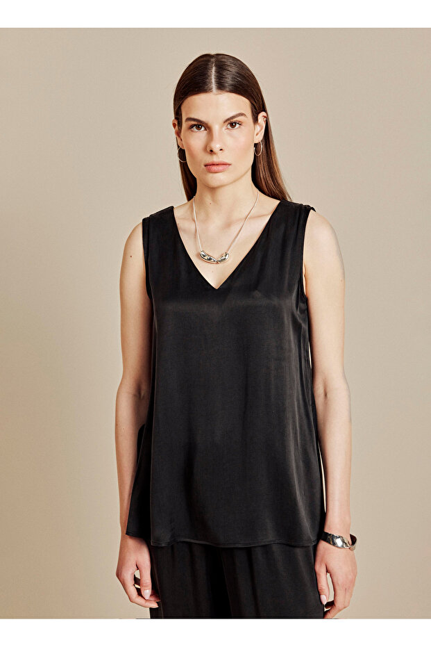 Black Women's Blouse Bbss26Fbu002