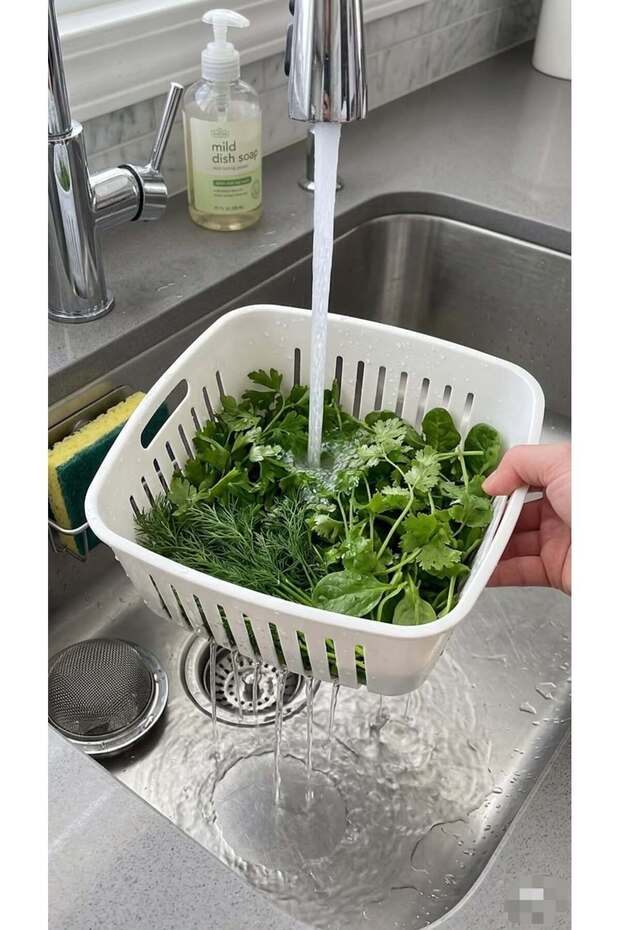 Stor White Plastic Strainer Multi-Purpose Pasta Fruit Vegetable Washing Strainer