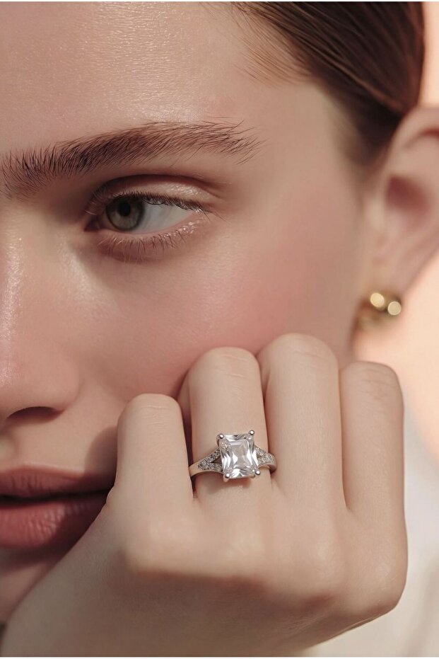 Figured Special Design Stone Adjustable Ring