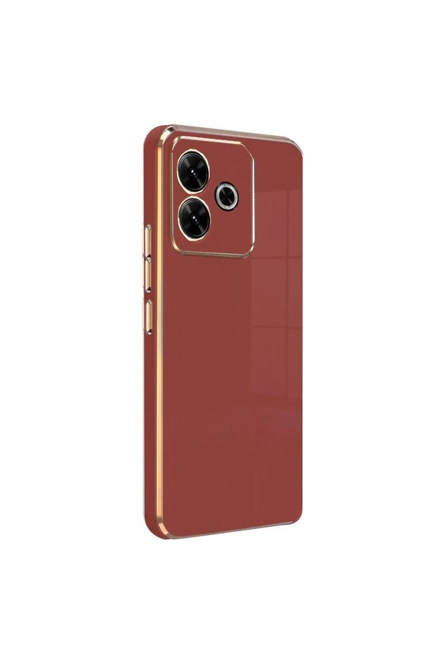 Redmi 13 4g case volet silicone - red