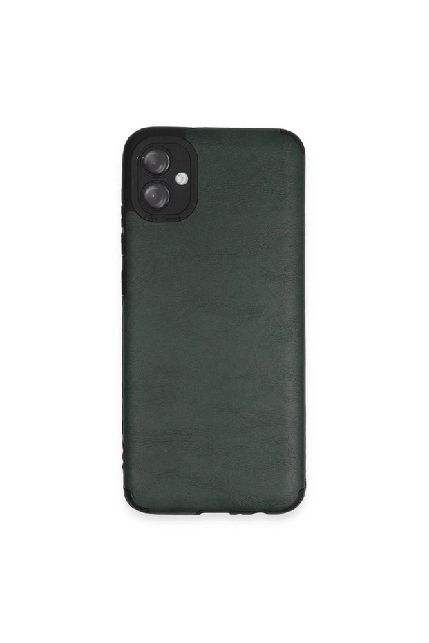 Samsung Galaxy A04e Case Loop Leather Silicone - Green
