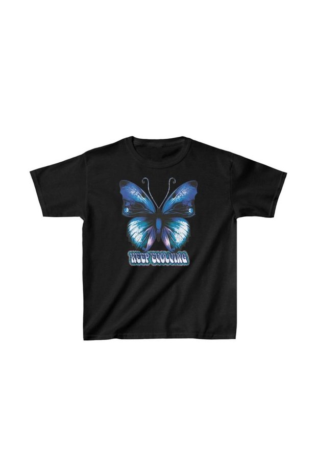 Unisex Kids Printed T-Shirt - Black