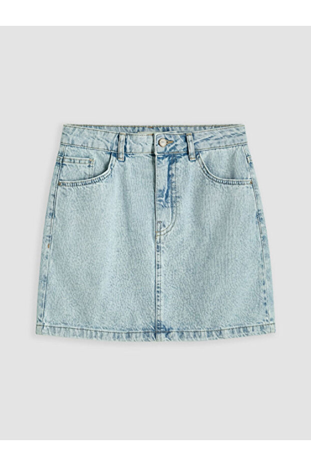 Sparkling Choices from Shining Store Standard Fit Mini Jean Skirt