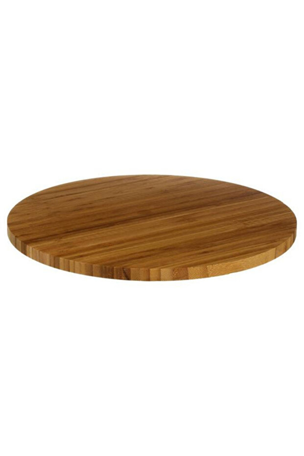 Round Bamboo Serving Turntable 35cm
