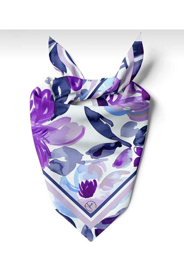 55X55 Purple Breeze Bandana/Scarf
