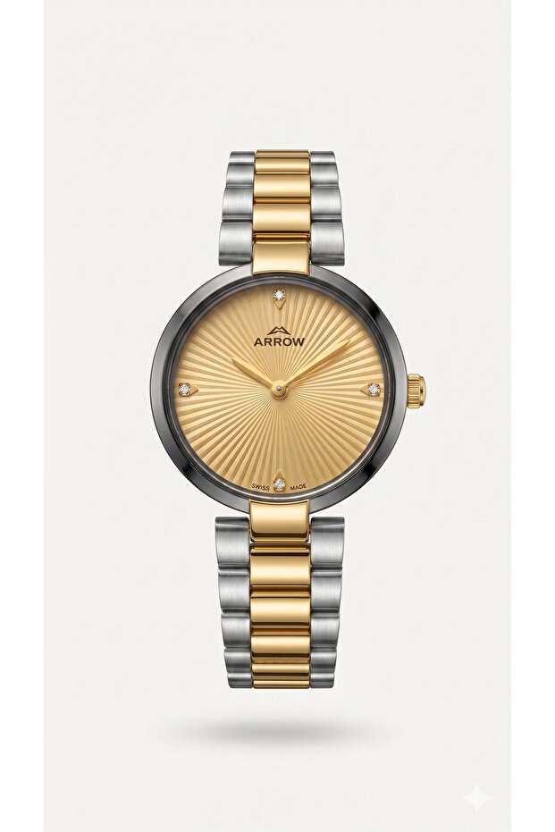 KVOGUES SMALL FACE 5928 L GOLD DIAL - WOMEN'S QUARTZ
