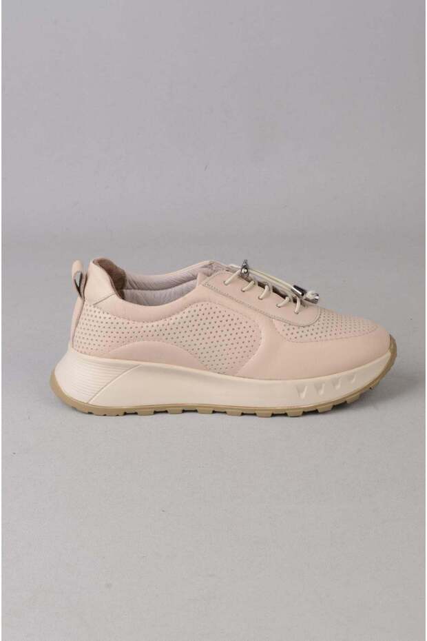 Select 1140 genuine leather comfort women's shoe beige