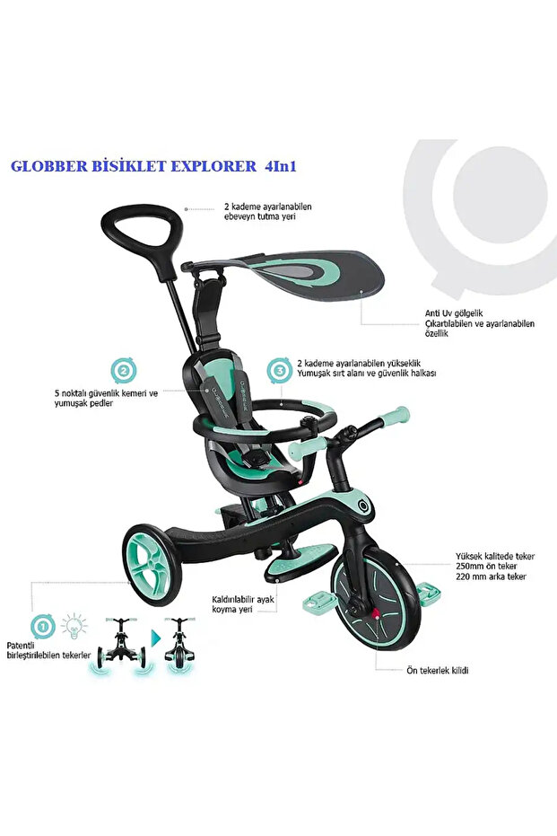 Explorer 4in1 Bisiklet - Mavi 632-105 - 1