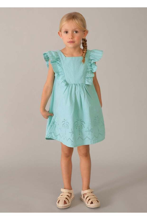 Girl's Dress Green