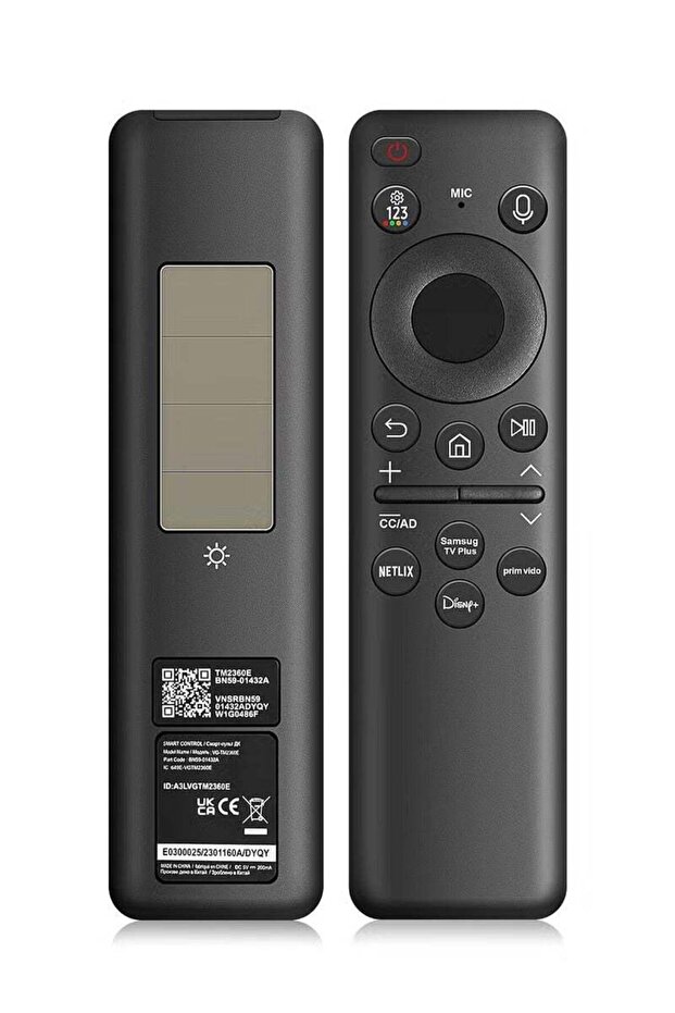 BN59-01432A Solar Voice Remote Control for Samsung Smart TVs//