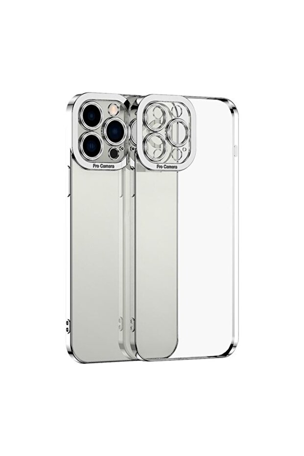 Electroplating Θήκη Σιλικόνης Silver (Apple iPhone 15 Pro) - 1
