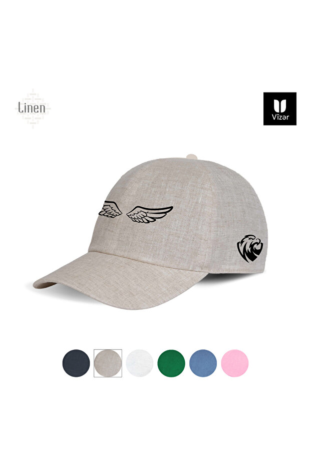 Falcon wings Linen Cap