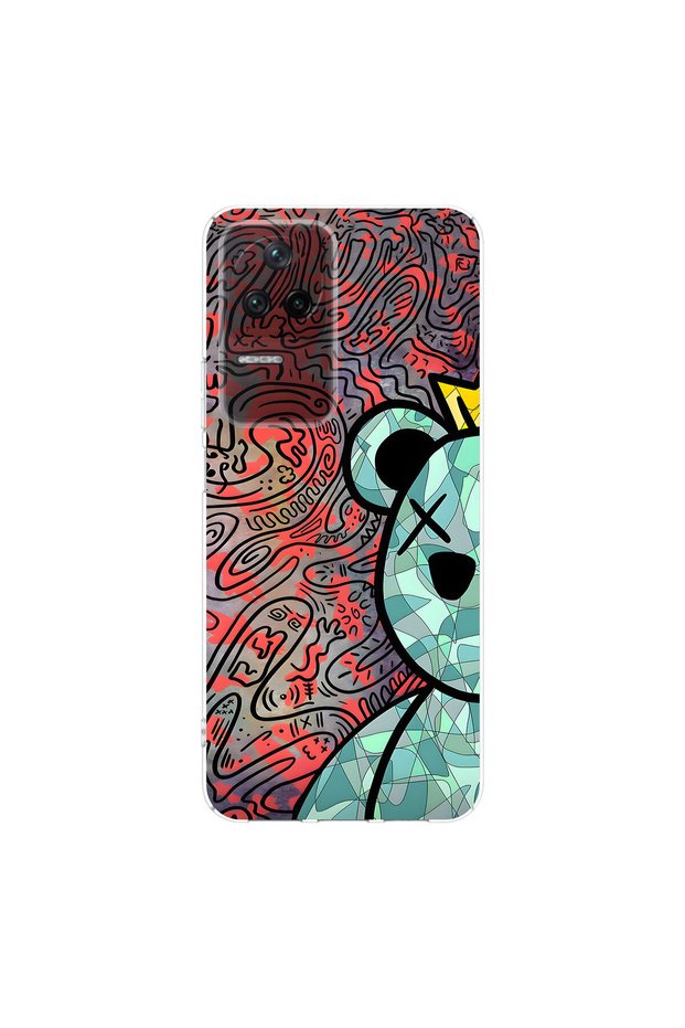 Poco F4 Compatible Graffiti 12 Design Transparent Case