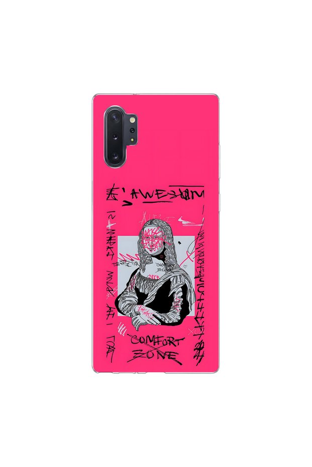 Samsung Galaxy Note 10 Compatible Graffiti 1 Design Transparent Case