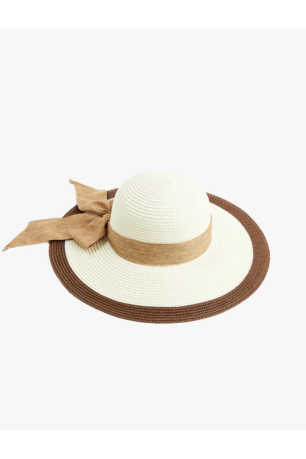Wide Brim Straw Hat - 2
