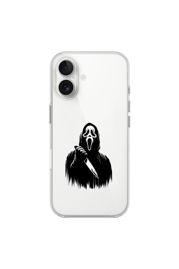 iPhone 17 Compatible Horror 3 Design Transparent Case
