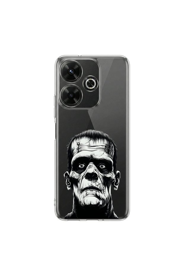 Redmi 13 Compatible Horror 6 Design Transparent Case