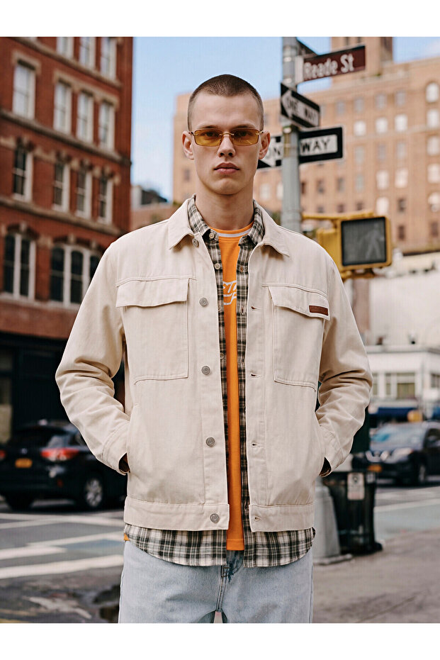 Nevavm Loose Fit Men's Jean Jacket with a Difference