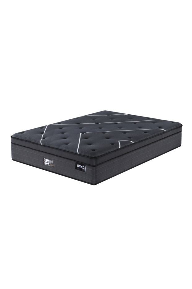 Bed Story Onyx, 7 Zone Pocket Spring + Airgel Memory Foam, Ortho, Medium Firm Mattress 120X200X28Cm