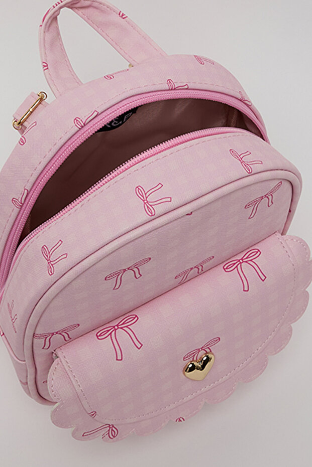 Bow Print Backpack - 5