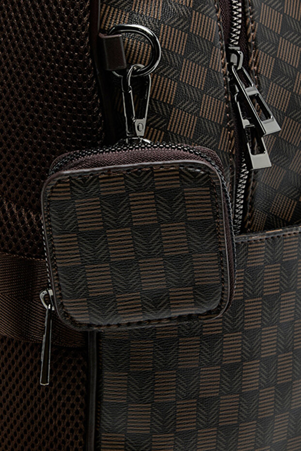 Checked Dome Backpack - 4