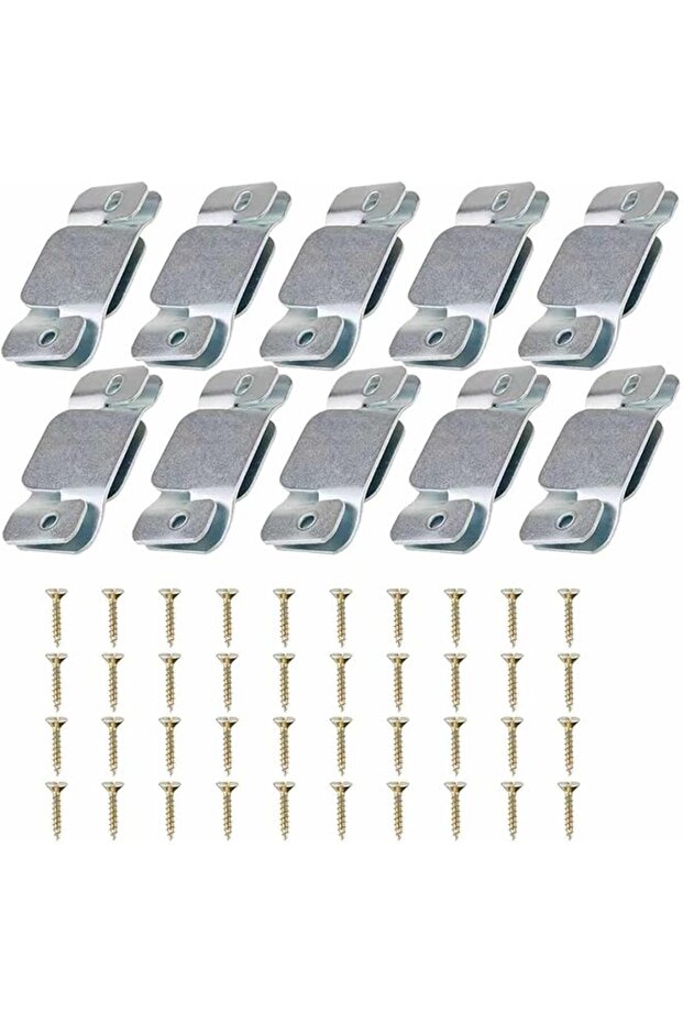 20 PCS Sectional Sofa linker Furniture Connector,Sofa Interlocking Sofa Connector Bracket with Screws