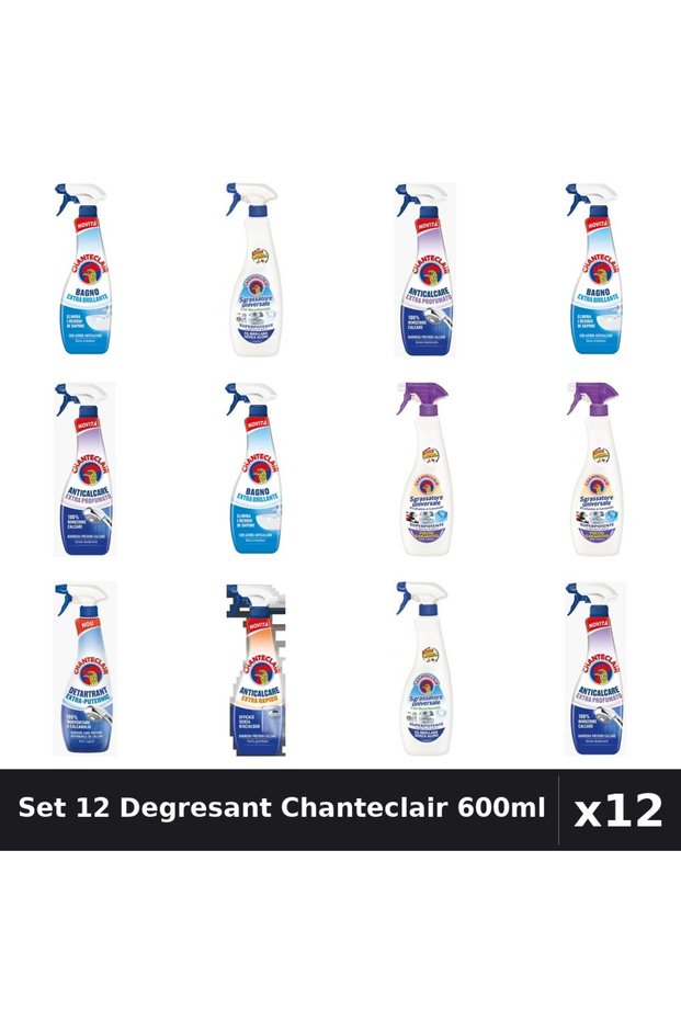 Set 12 Degresant Universal 600ml - Bicarbonat, Extra Parfumat, Extra Puternic, Extra ...