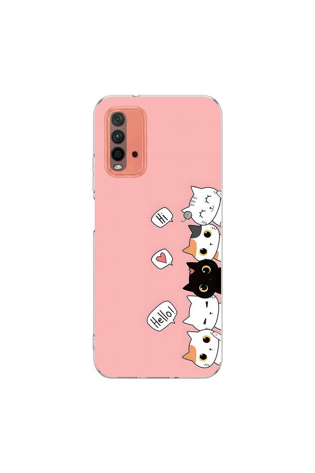 حافظة شفافة متوافقة مع Redmi 9T بتصميم Kedis 2