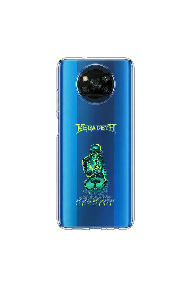 حافظة شفافة متوافقة مع Poco X3 Pro بتصميم معدني 7