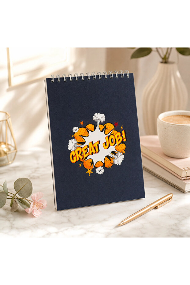دفتر ملاحظات Co Notes A5 ذو حلزونات علوية، دفتر ملاحظات رائع للأعمال