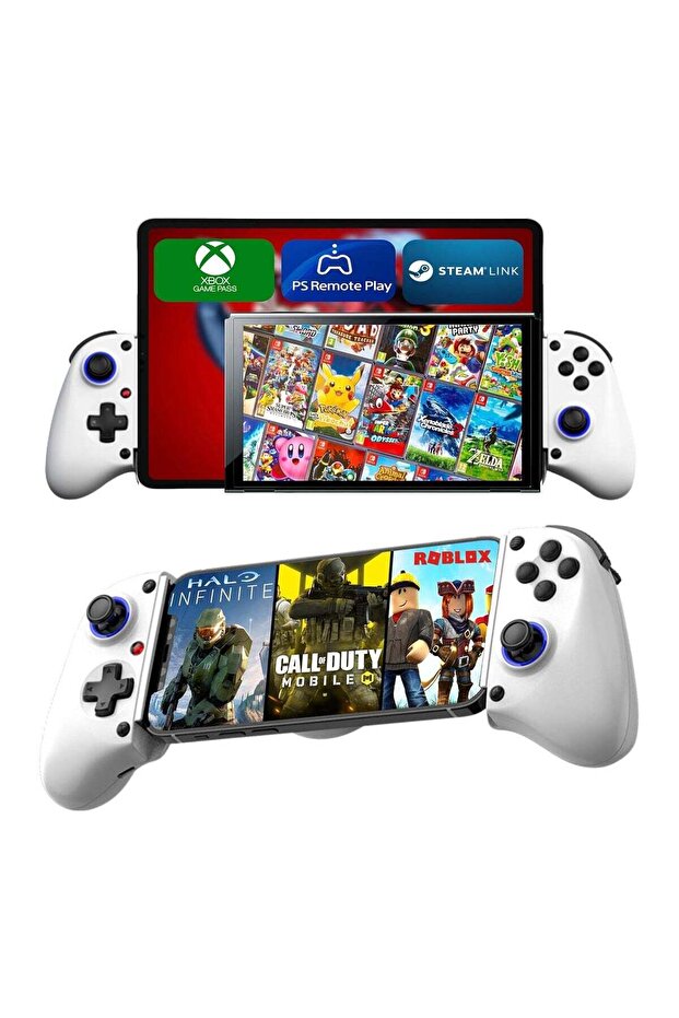 Generic Mobile Gaming Controller with Hall Effect Joysticks, Phone Controller For iPhone/Android/Tablet/iPad/Switch