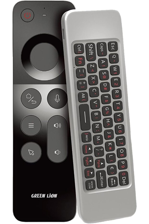 4-in-1 Wireless Remote, for Android/Windows/Linux/Mac OS, Universal Remote Control, Air Mouse, Wireless Keyboard, Voice Control, IR Remote, Rechargeable remote with Motion Sensor, Gyroscope