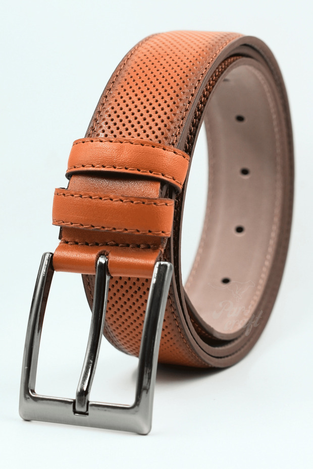 Battal Size / Big Size / Long Size XXXL 3.5 cm Classic Men's Genuine Leather Belt up to 170 cm