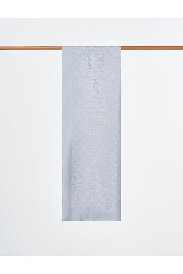 Patterned Cotton Shawl Gray - 1