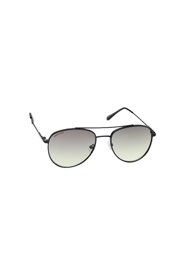 Non Polarized Sunglasses Black Frame Green Mirror Lens 55mm - M256GR4V