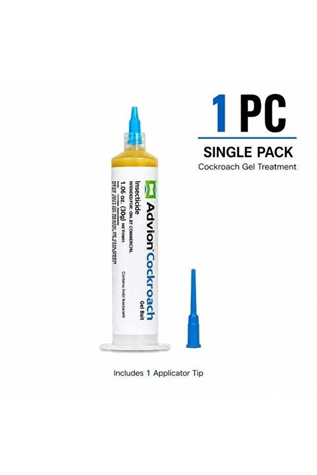 Cockroach Advion Cockroach Gel Bait 30g Powerful Roach Killer, Fast Acting Insecticide Gel for Home Kitchen & Bathroom, Long Lasting Pest Control Solution