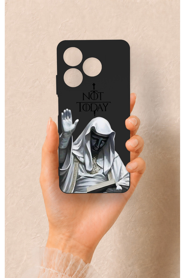 Realme C63 Compatible Not Today Patterned Silicone Case