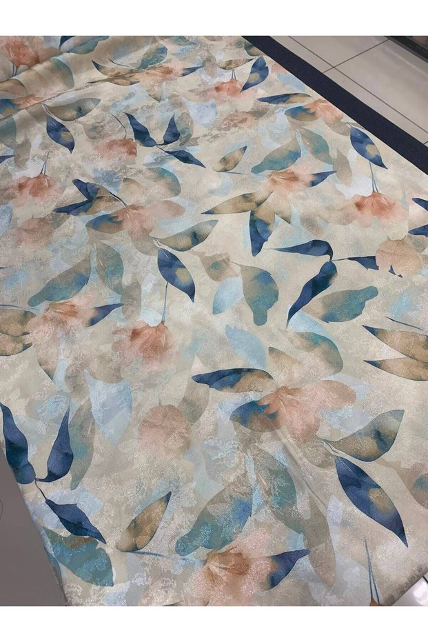 Luxury Natural Flocked Jacquard Fabric Dress Skirt Tunic Width: 150 cm
