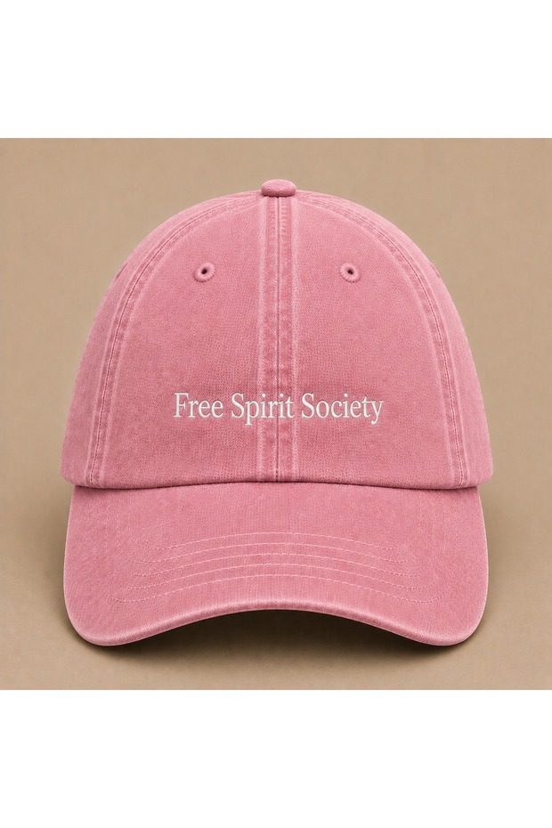 Free Spirit Society (Free Spirit) Embroidered Vintage Washed Cap Hat
