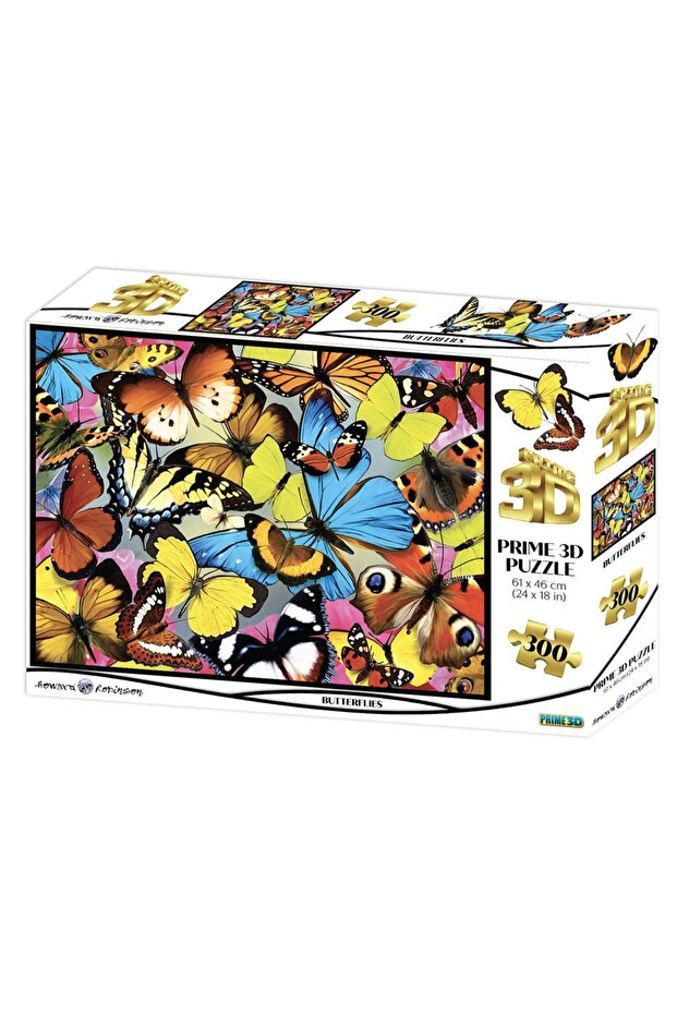 Prime 3D Butterflies Selfie Puzzle 300 Pieces