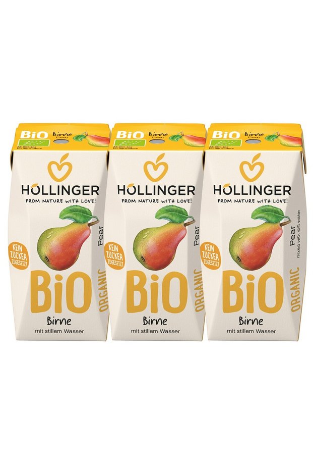 Pear nectar with straw 3x200ml,