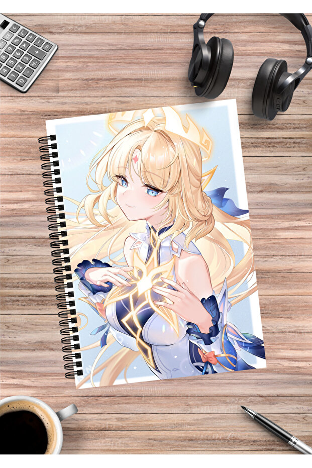 Genshin Impact Anime Spiral Notebook A5 (50 Sheets)