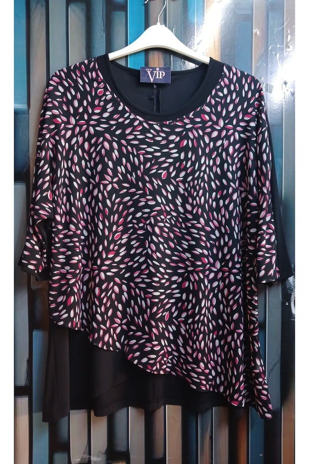 Plus Size Summer Chiffon Blouse