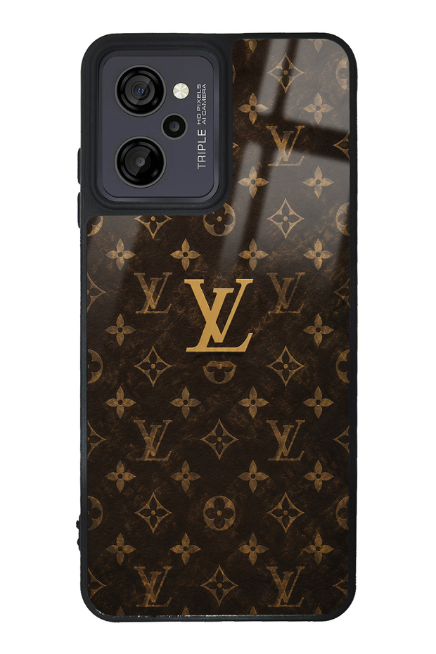 Casper M40 Brown Gold Lv Design Glossy Phone Case